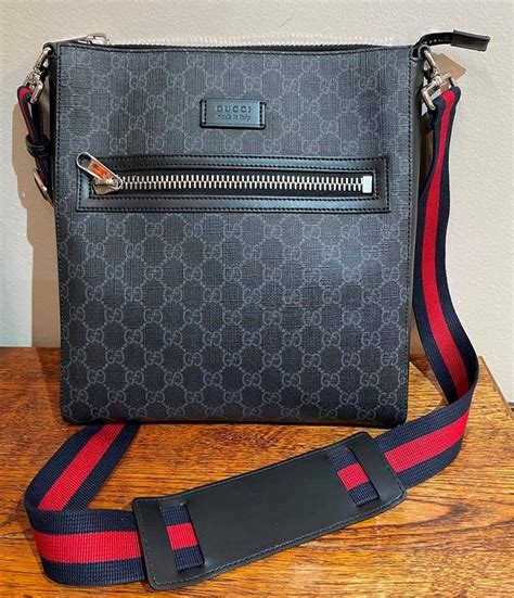 gucci messenger bag tag|Gucci Messenger bag vintage.